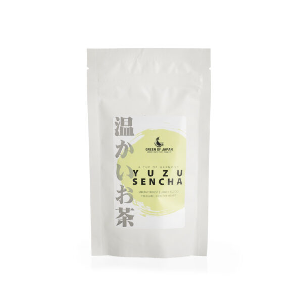 Green of Japan žalioji arbata japoniška Sencha YUZU - Image 2