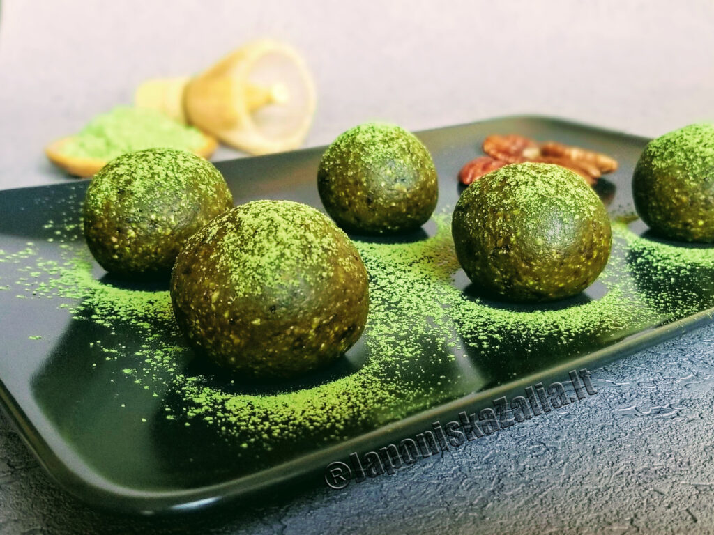 Energijos Matcha rutuliukai