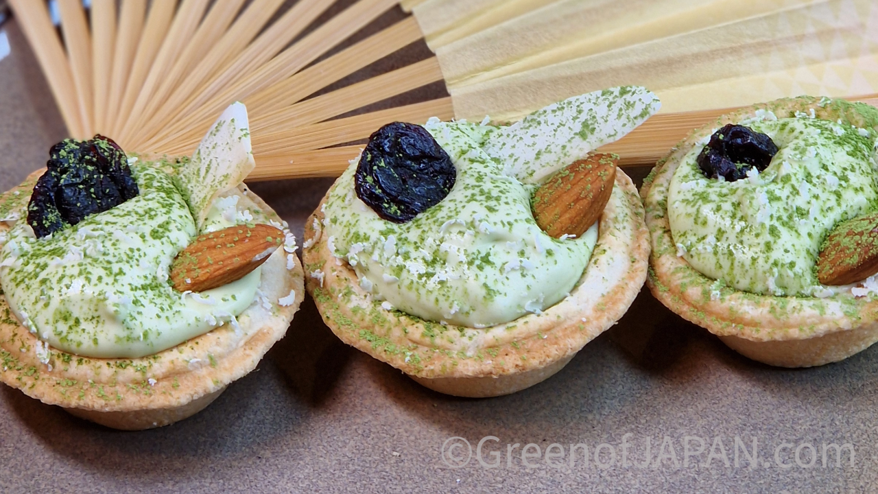 matcha tartaletės matcha tartaletės