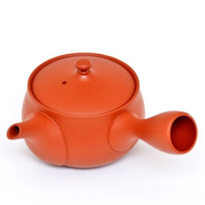 Tokoname Kyusu arbatinukas, raudono molio