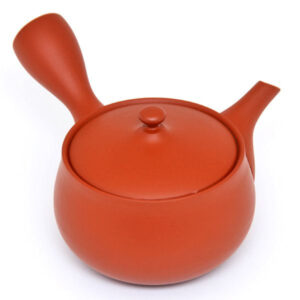 Tokoname Kyusu arbatinukas, raudono molio